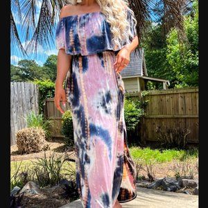 ⚡️Off The Shoulder Festival Maxi